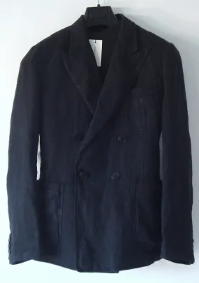 2010 Overdyed Linen Double-Breasted Jacket