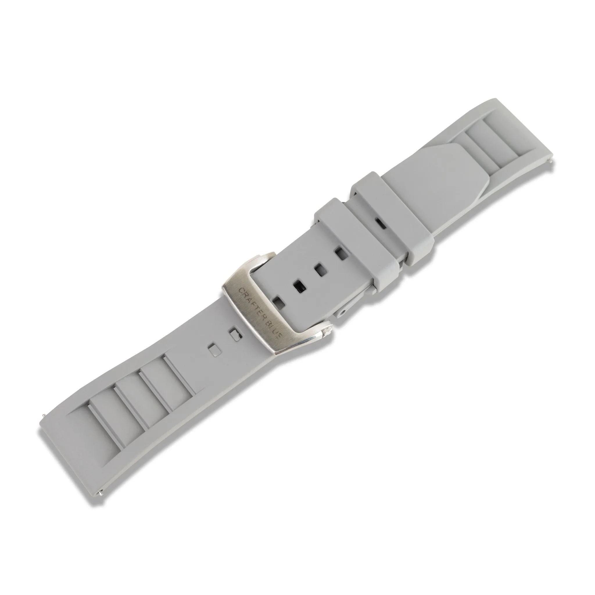 22mm Straight end Butterfly-clasp FKM Rubber Strap (UX08)