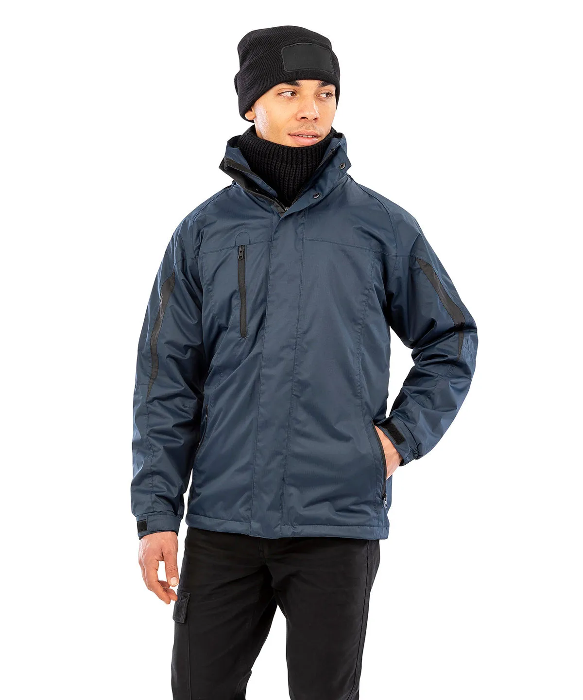 3-in-1 journey jacket with softshell inner | Royal/Black