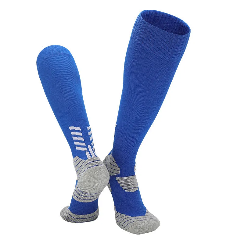 3 Pack Cushioned Football Socks for Mens and Kids