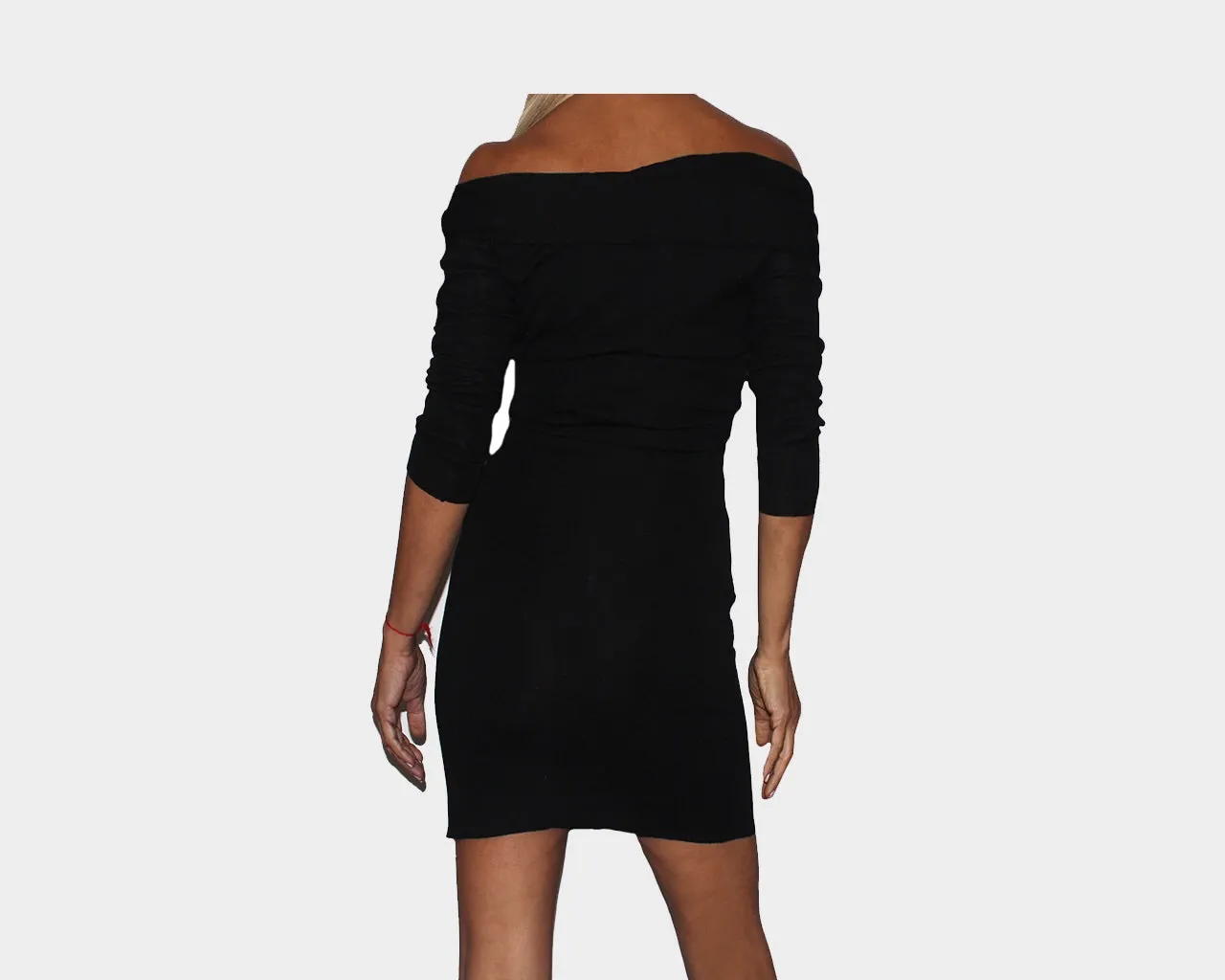 91 Black Knit Dress - The London