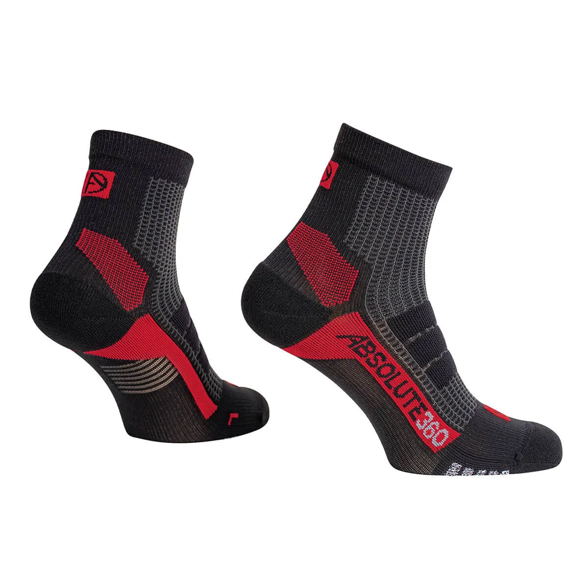 Absolute360 Performance Running Socks Quarter