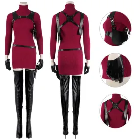 Ada Wong Cosplay RE4 Remake Ada Dress Resident Evil 4 Ada Wong Outfit Hallowen Costume