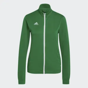 ADIDAS ENTRADA 22 TRACK JACKET WOMEN TEAM GREEN WHITE