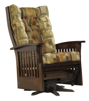 Amish Jumbo Deluxe Swivel Glider