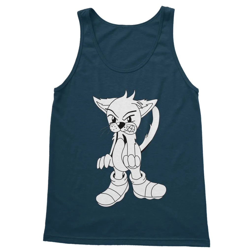 Angry Cat Classic Adult Vest Top