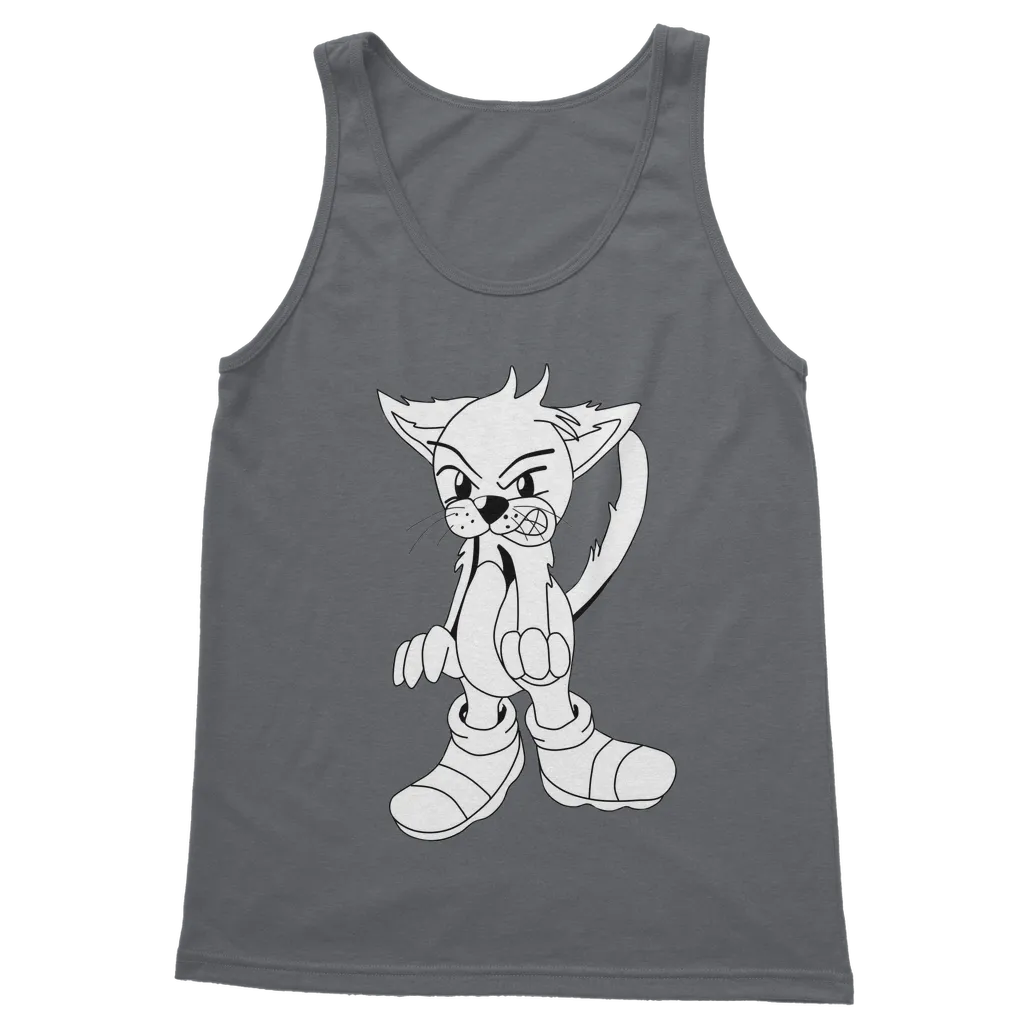 Angry Cat Classic Adult Vest Top