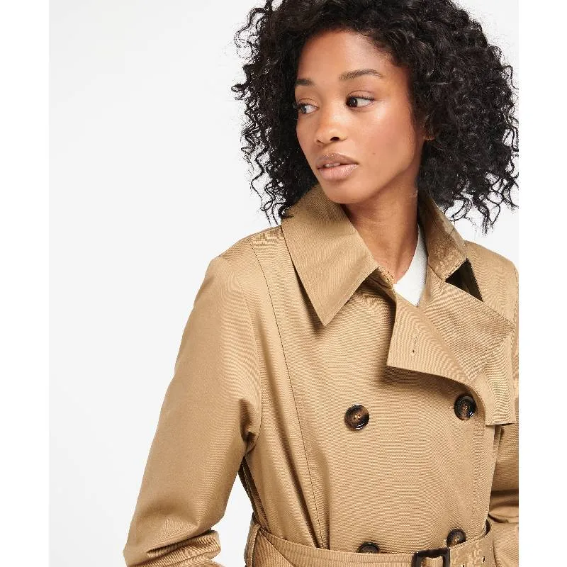 Barbour Greta Ladies Showerproof Trench - Trench/Ancient Poplar