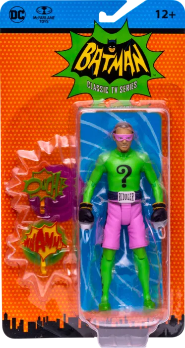 Batman (1966) - The Riddler in Boxing Gloves DC Retro 6” Scale McFarlane Action Figure