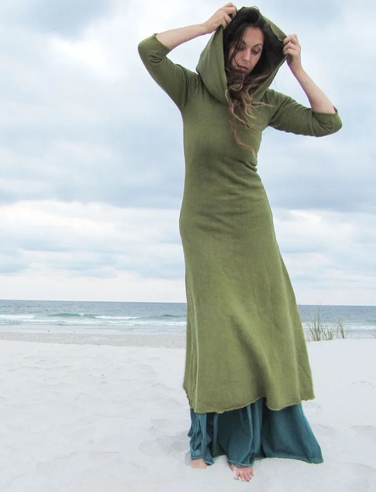 Beach Bum Hoodie Simplicity Long Dress