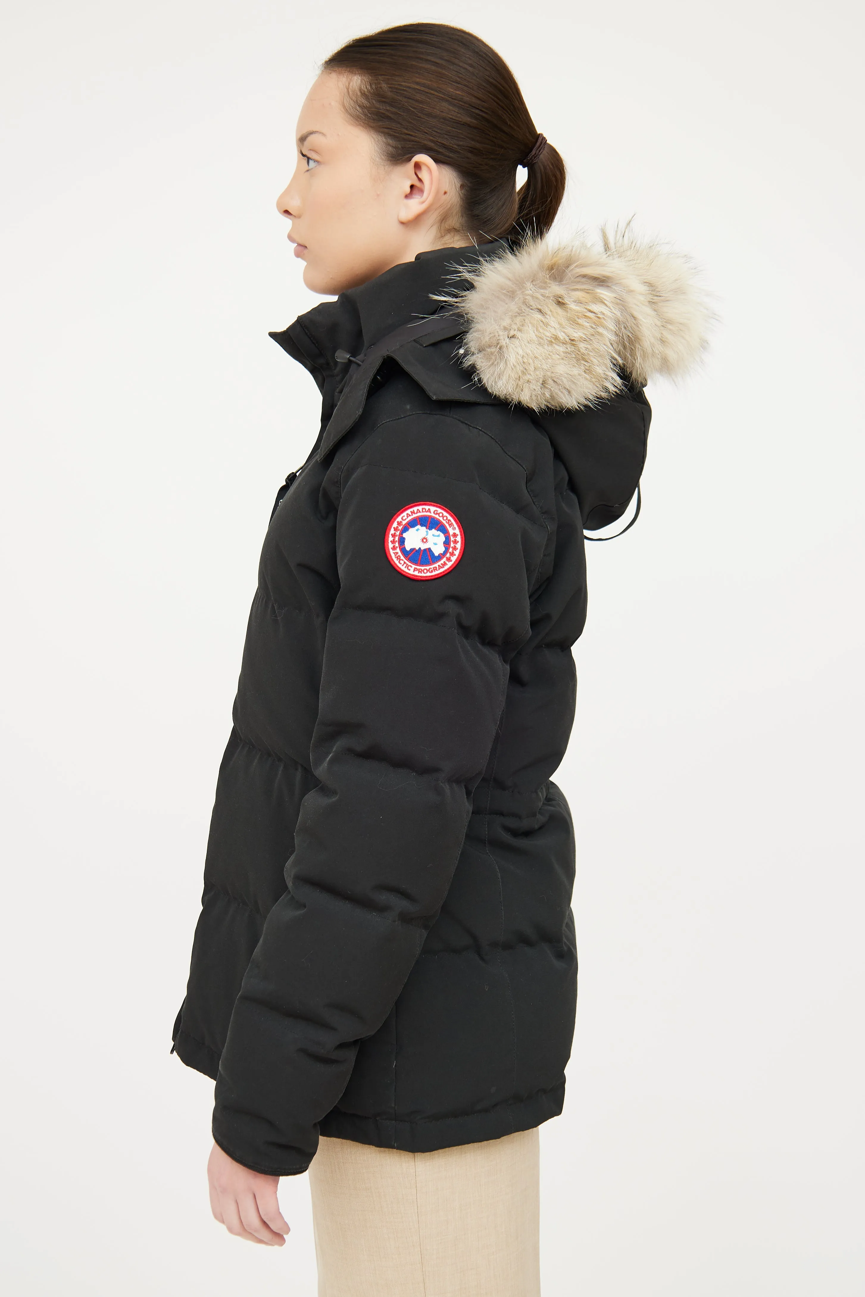 Black Chelsea Parka Jacket