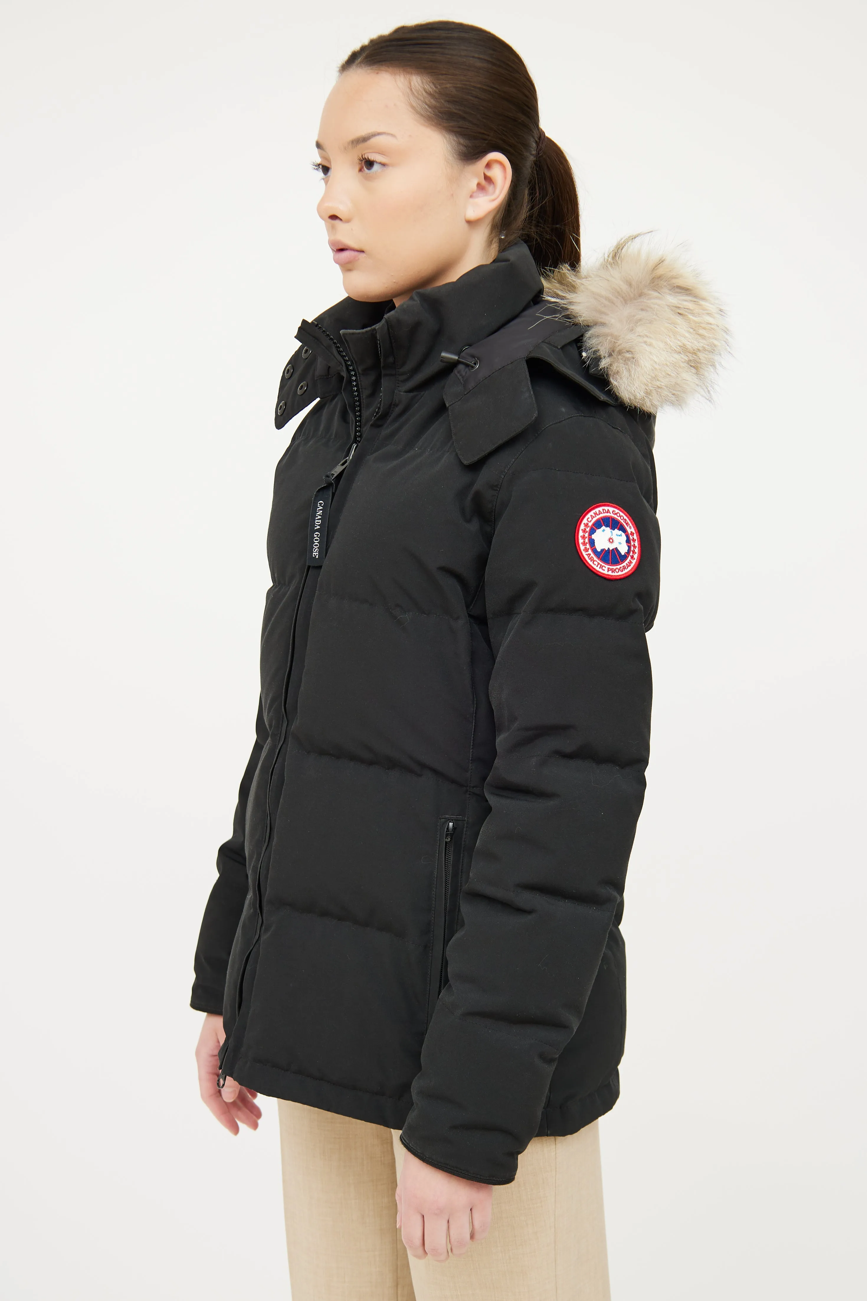 Black Chelsea Parka Jacket