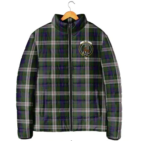 Blair Dress Tartan Padded Jacket with Family Crest