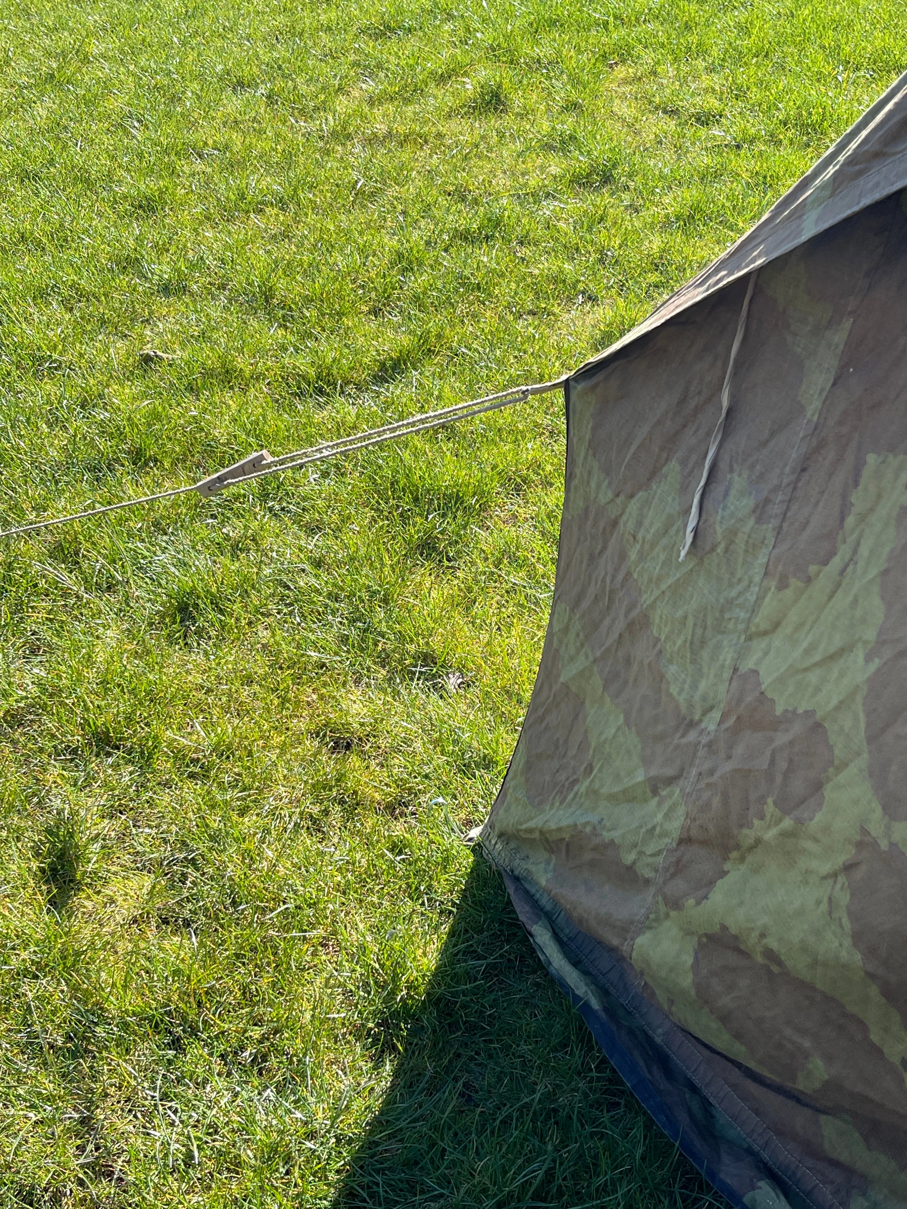 British Airborne Camouflage Tent Light Patrol. Cat NO AD 8610