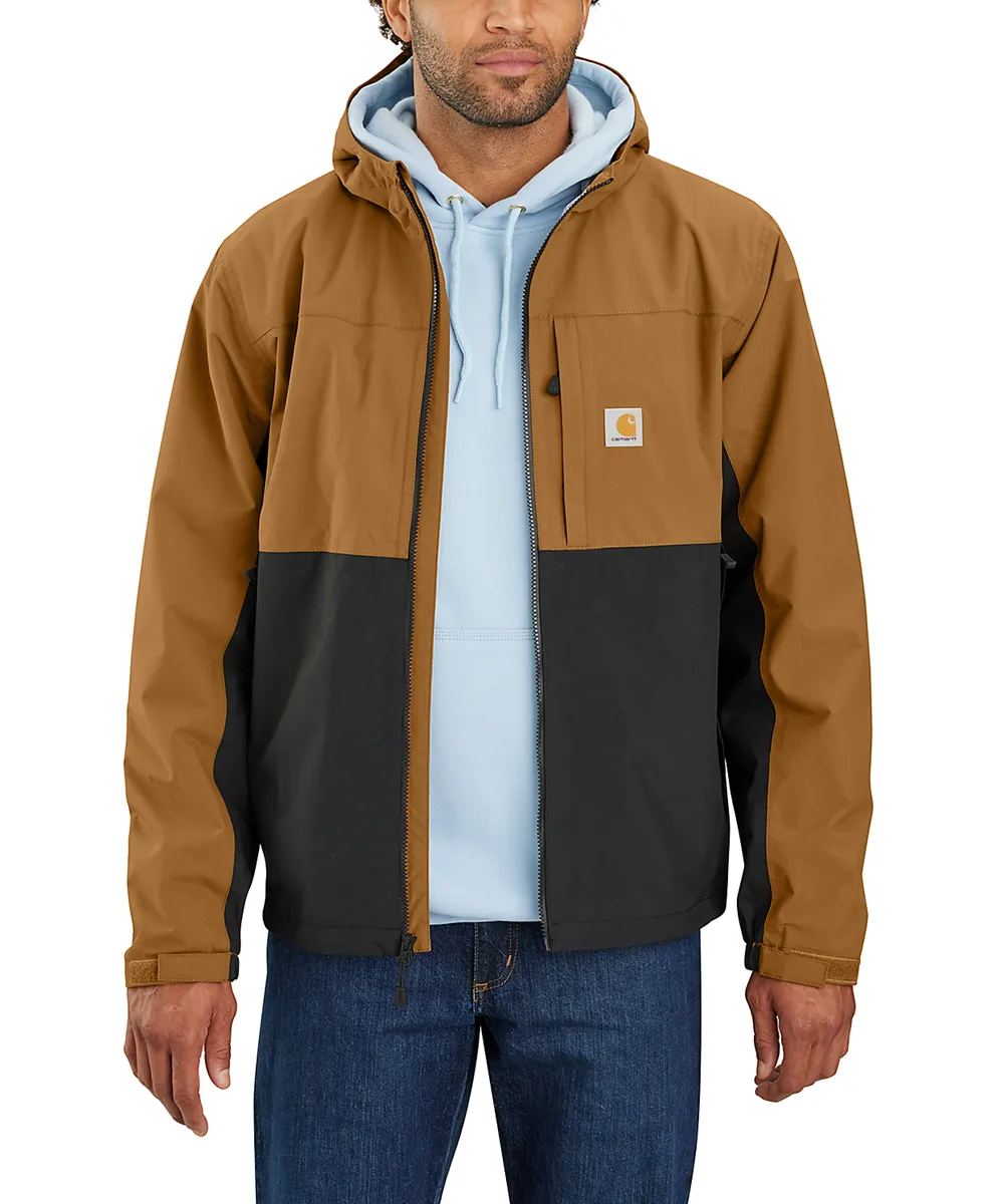 Carhartt Men's Storm Defender Packable Jacket - Brown/Black