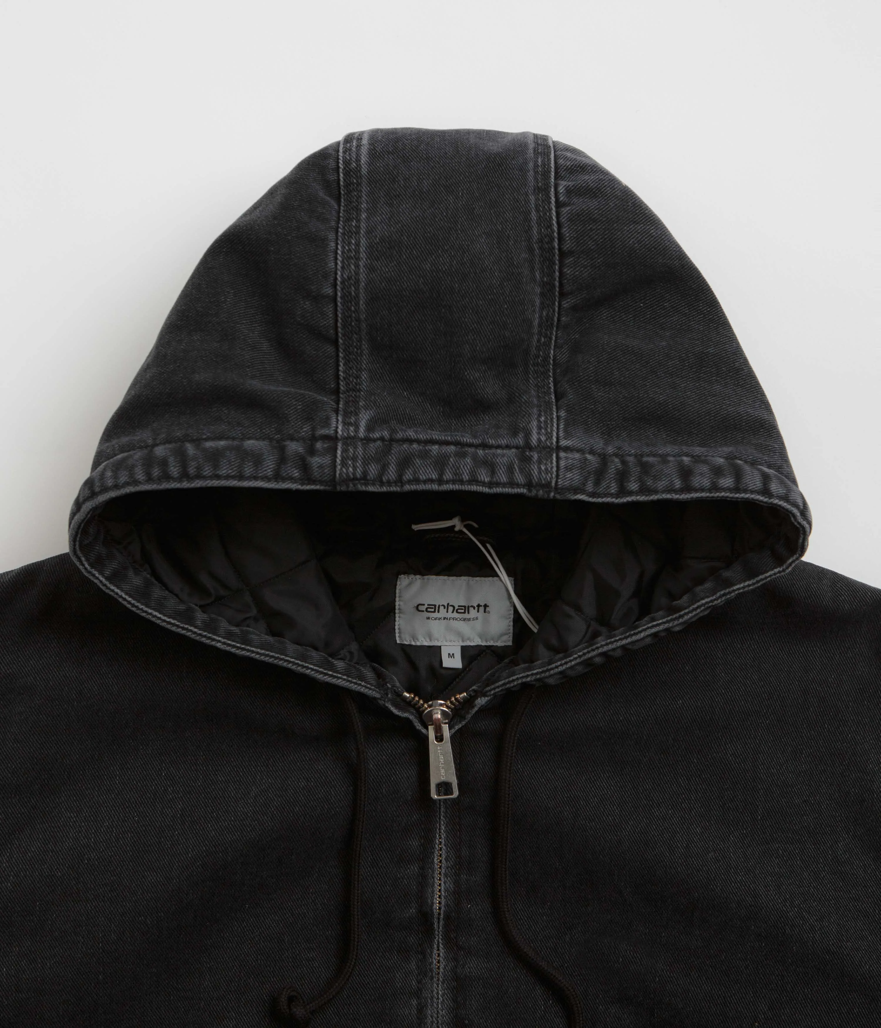 Carhartt OG Active Rivet Jacket - Black Stone Washed