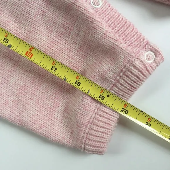 Carriage Boutiques Pink Sweater Coverall 9 Months