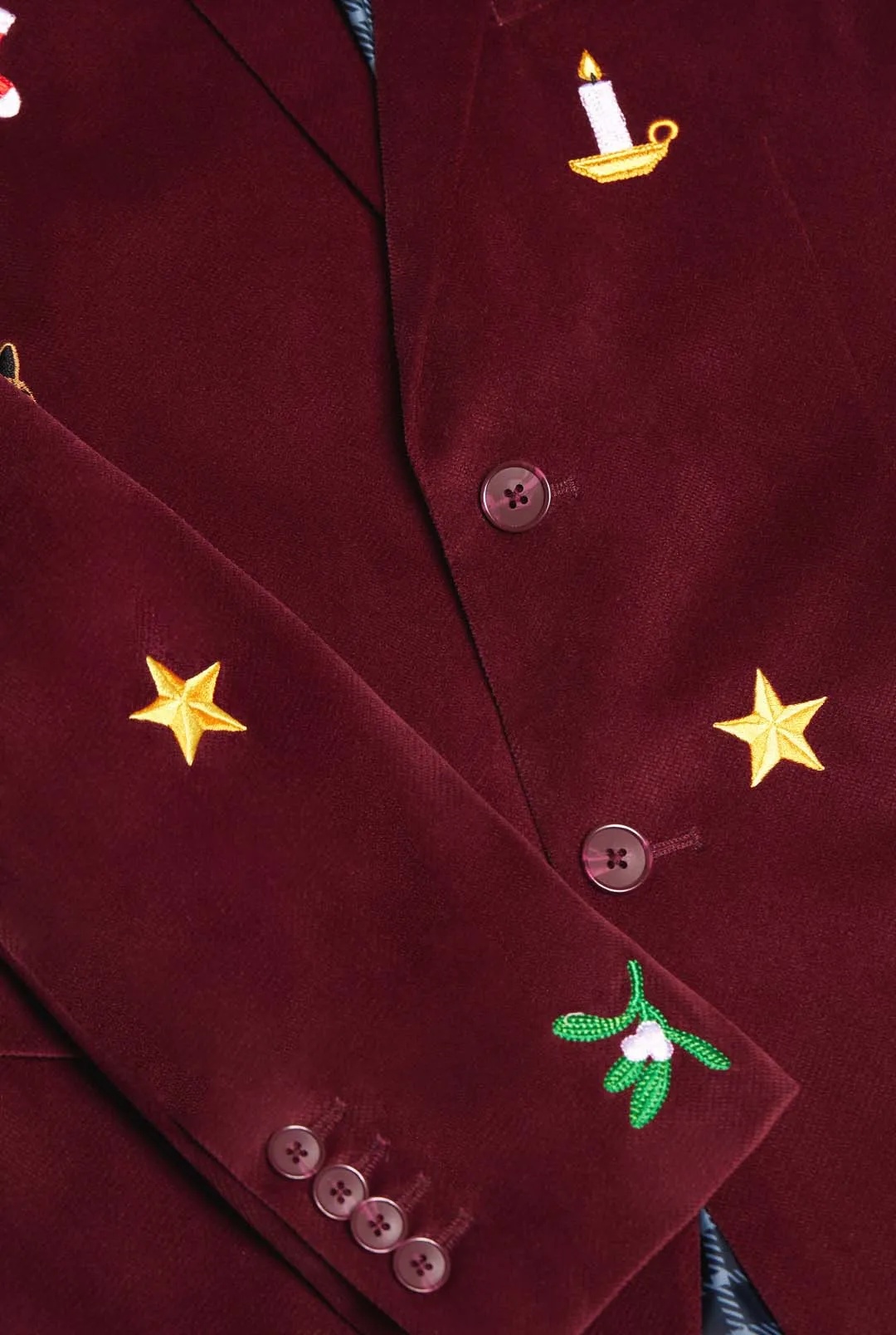 Christmas - X-Mas Icons - Deep Burgundy