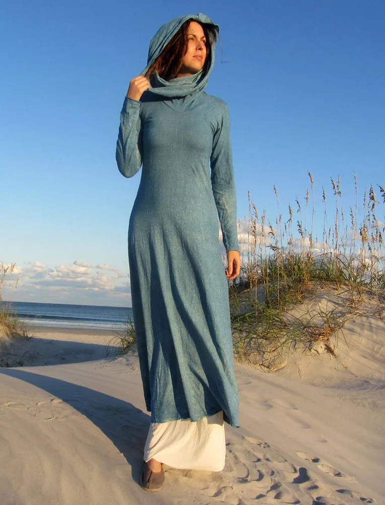 Chunky Cowl Simplicity Long Dress