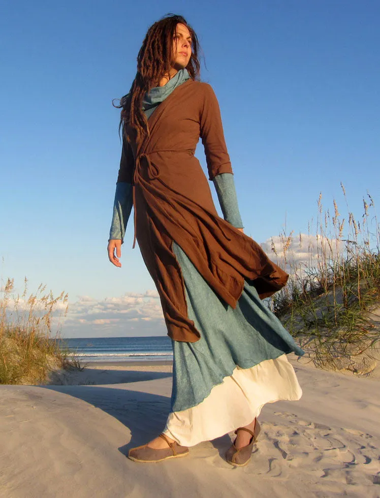 Chunky Cowl Simplicity Long Dress