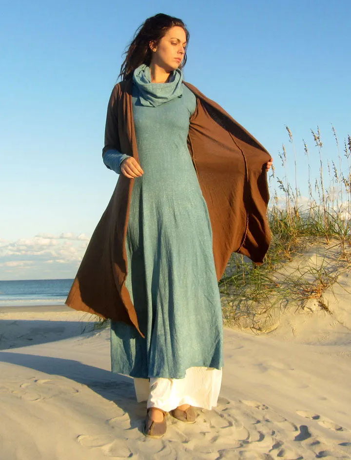 Chunky Cowl Simplicity Long Dress