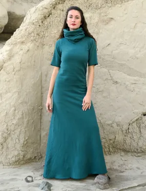 Chunky Cowl Simplicity Long Dress