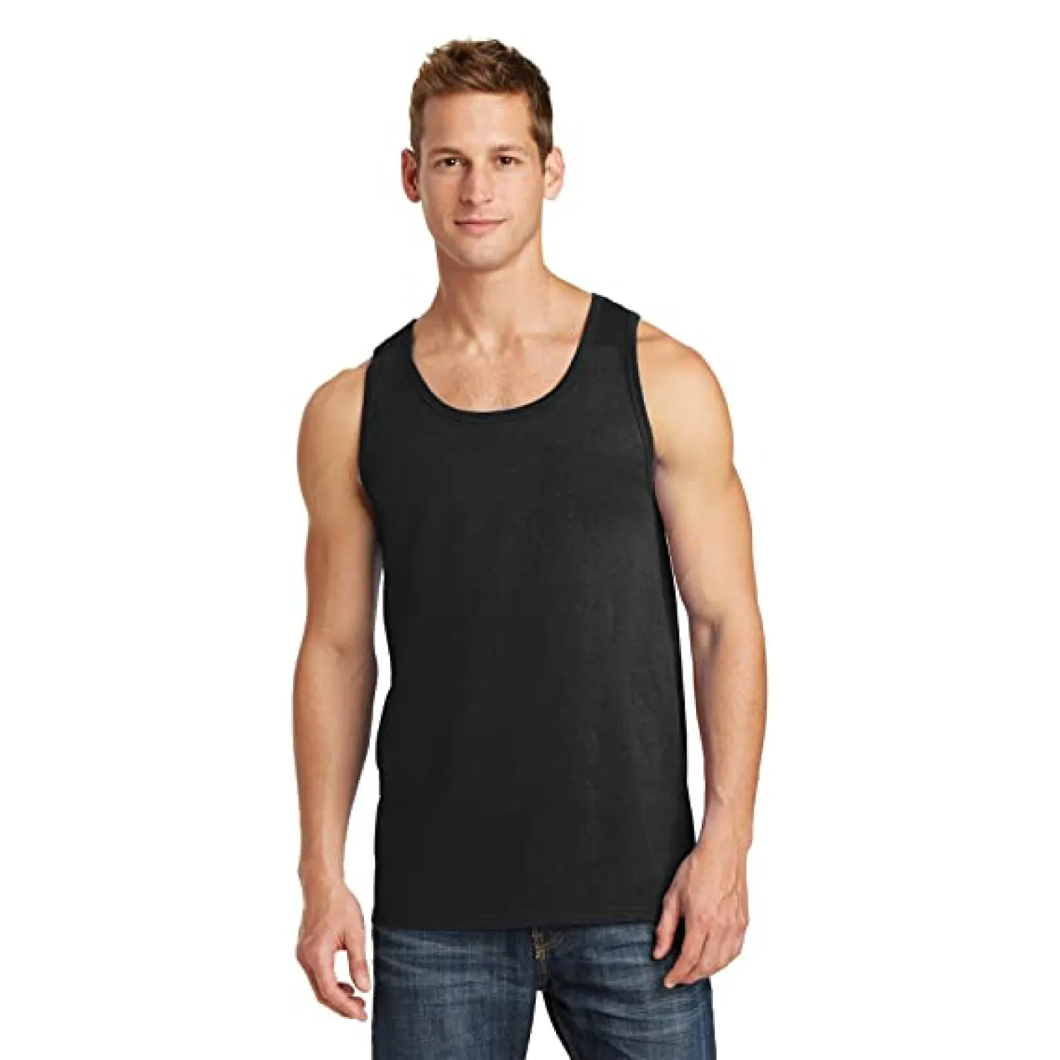 Classic Black Sleeveless Vest (Pack of 3)