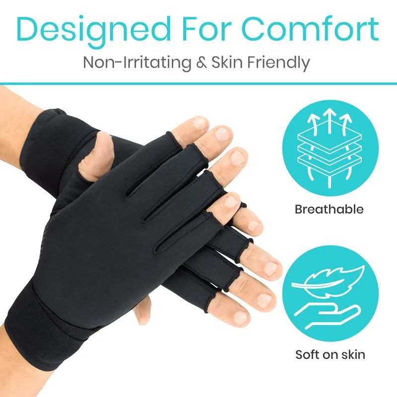 Copper Arthritis Gloves with Strap