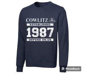 Cowlitz River Rigging Logo Crew Neck Sweatshirt