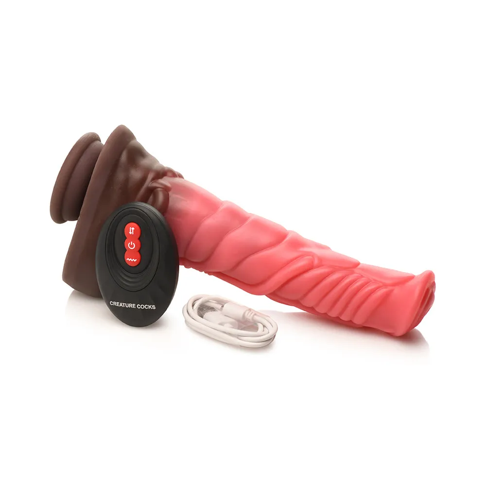 Creature Cocks Centaur Thrusting & Vibrating Silicone Dildo with Remote Control