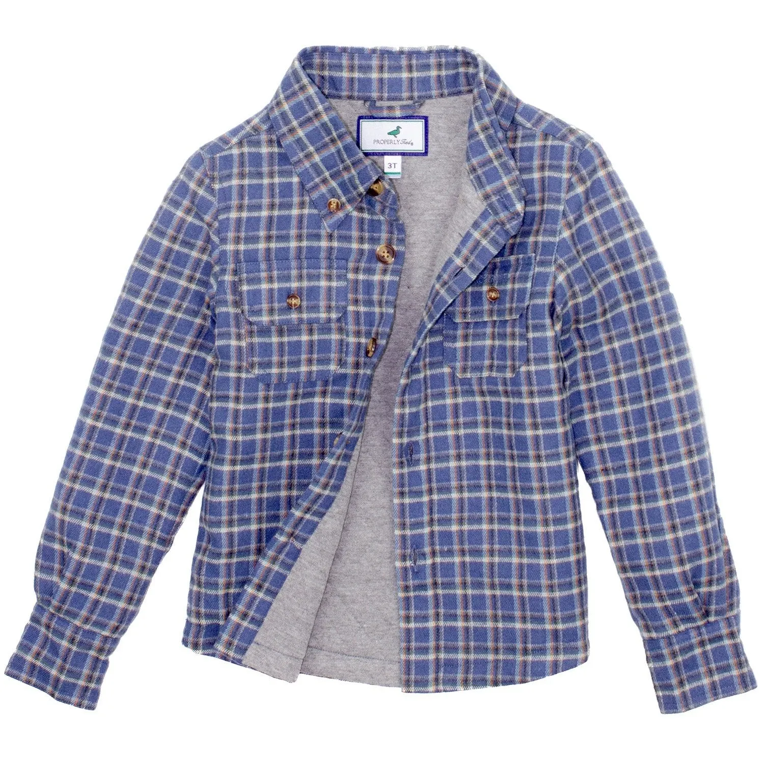 Cypress Shirt Jacket- Bluebonnet