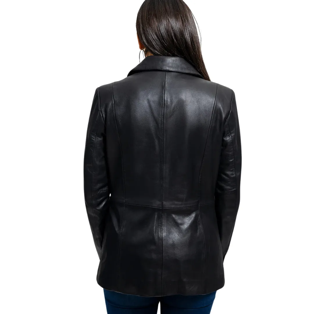 Dahlia Womens Fashion Leather Jacket