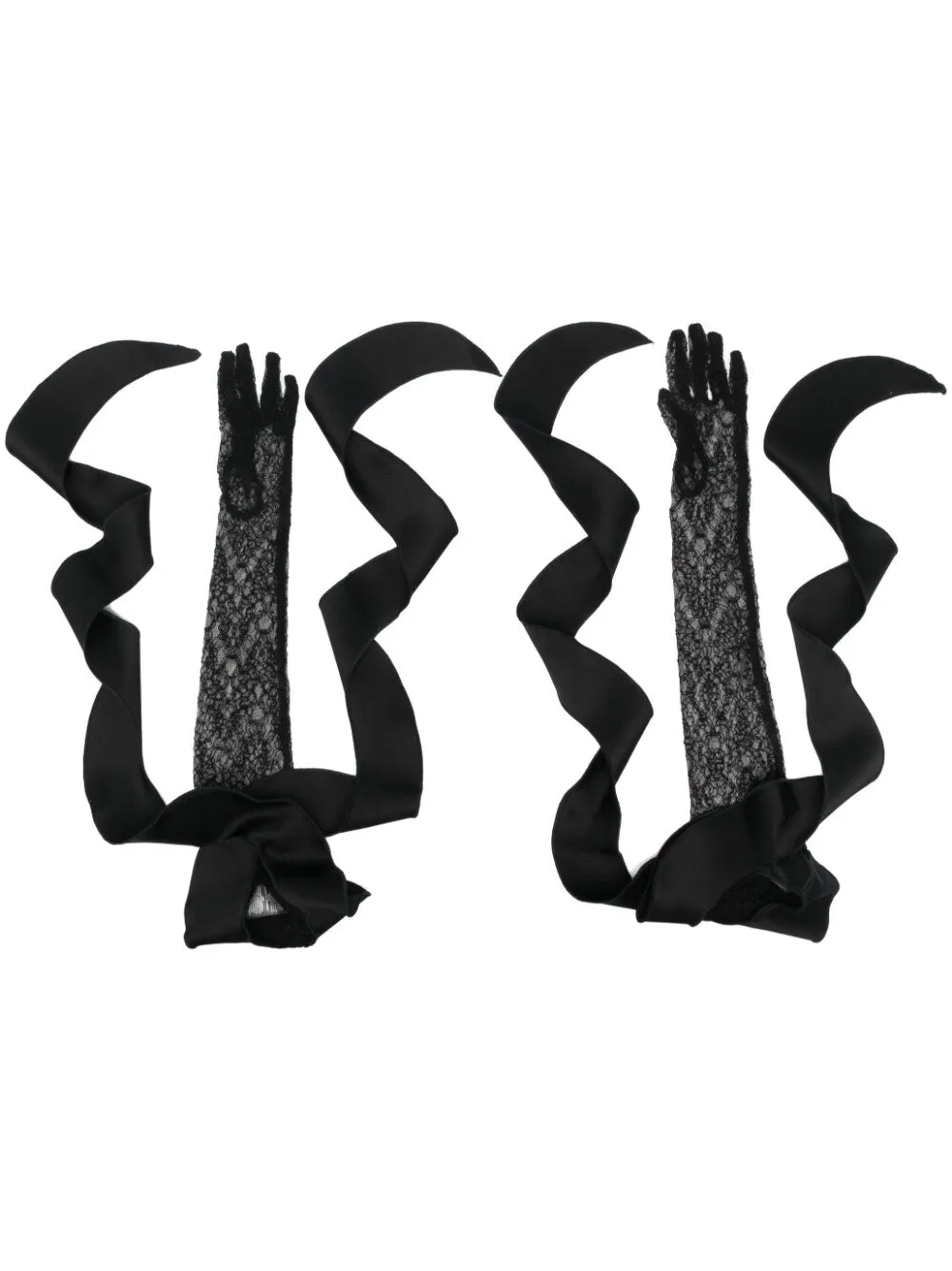 David Koma Gloves Black