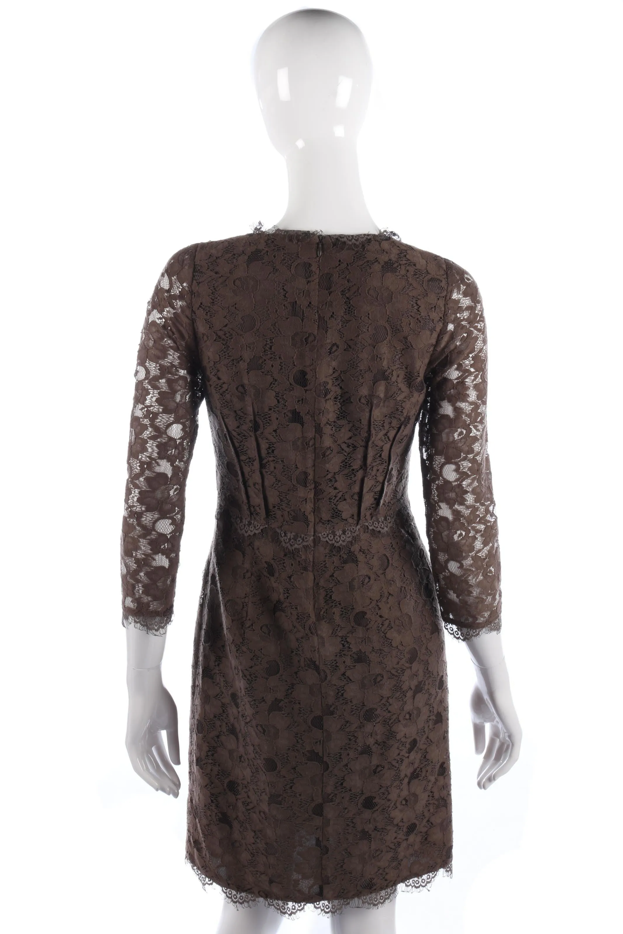 Day Birger Et Mikkelsen brown lace cocktail dress size S/M