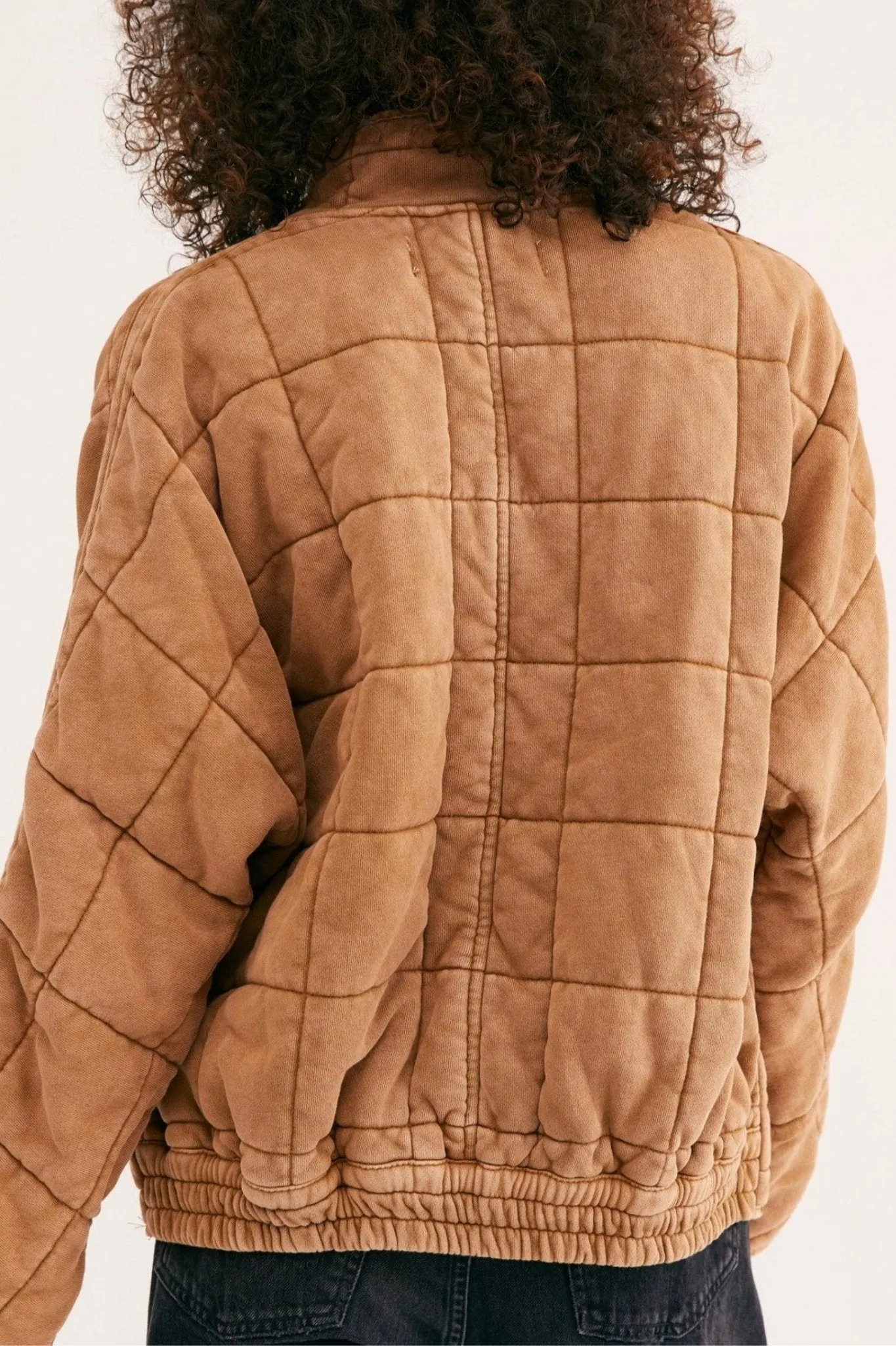 Dolman Quilted Knit Jacket