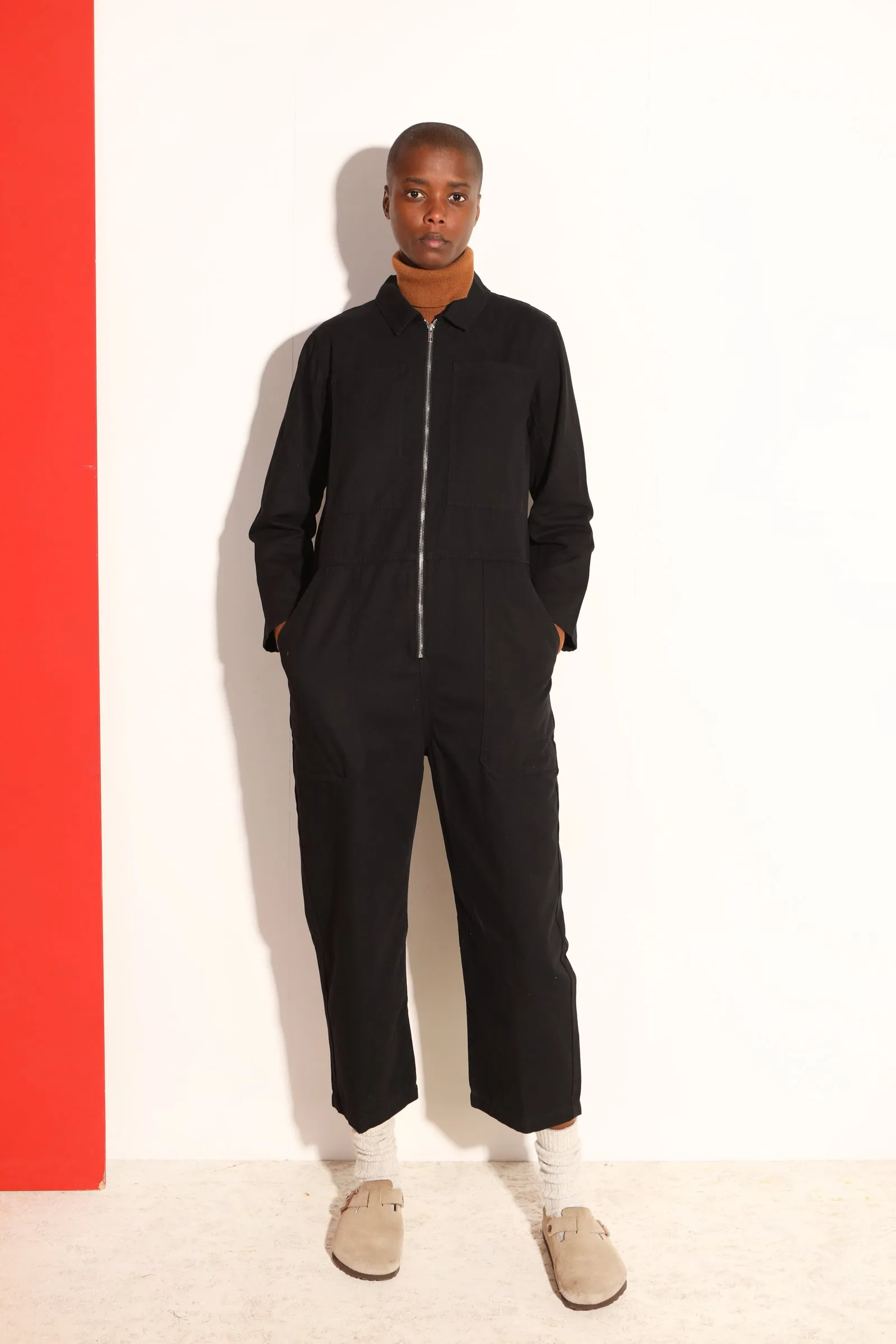 Dominic Boilersuit Black