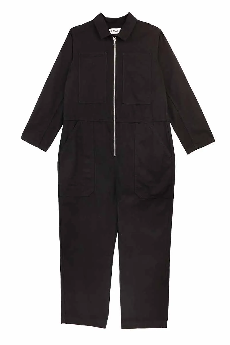 Dominic Boilersuit Black