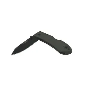 Dozier Folding Hunter - Foilage Green, Black Clip, Straight Edge