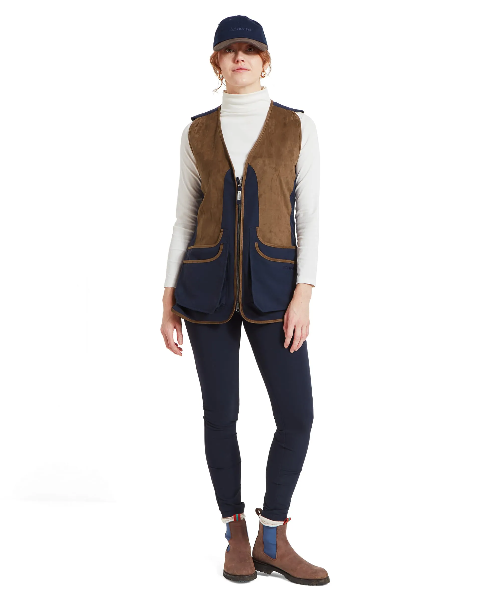 Edenham Clay Shooting Vest - True Navy