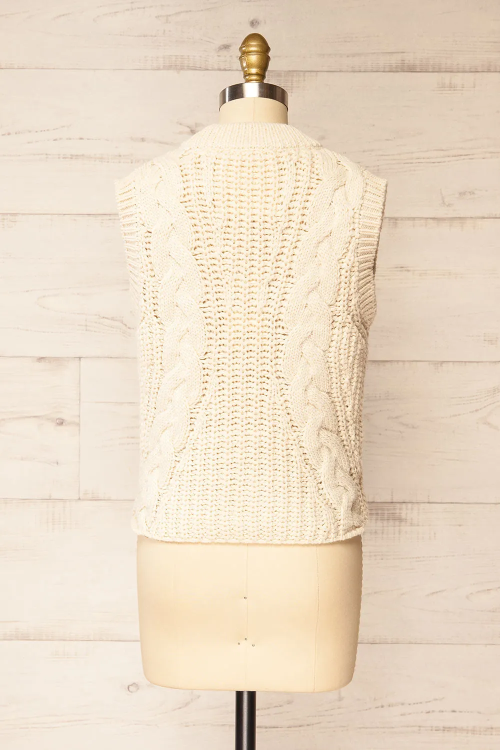 Edinburgh | Sleeveless Knitted Top