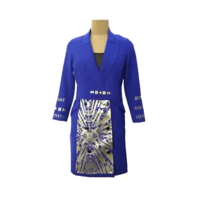 Electric Blue Sagrada Blazer Dress