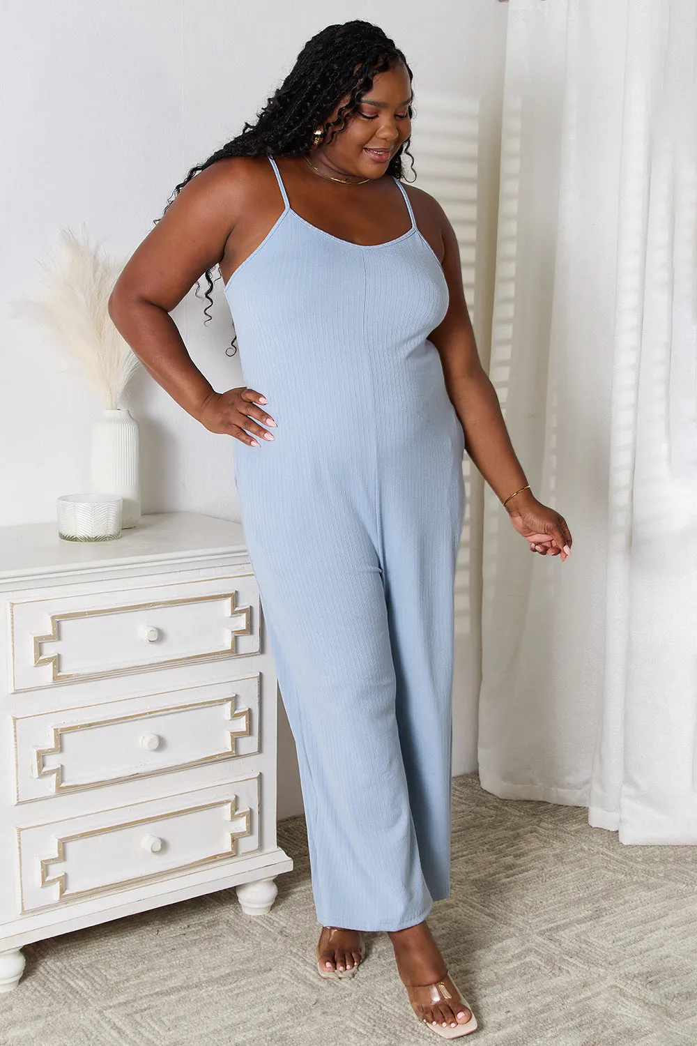 Elegance in Motion V-Neck Jumpsuit