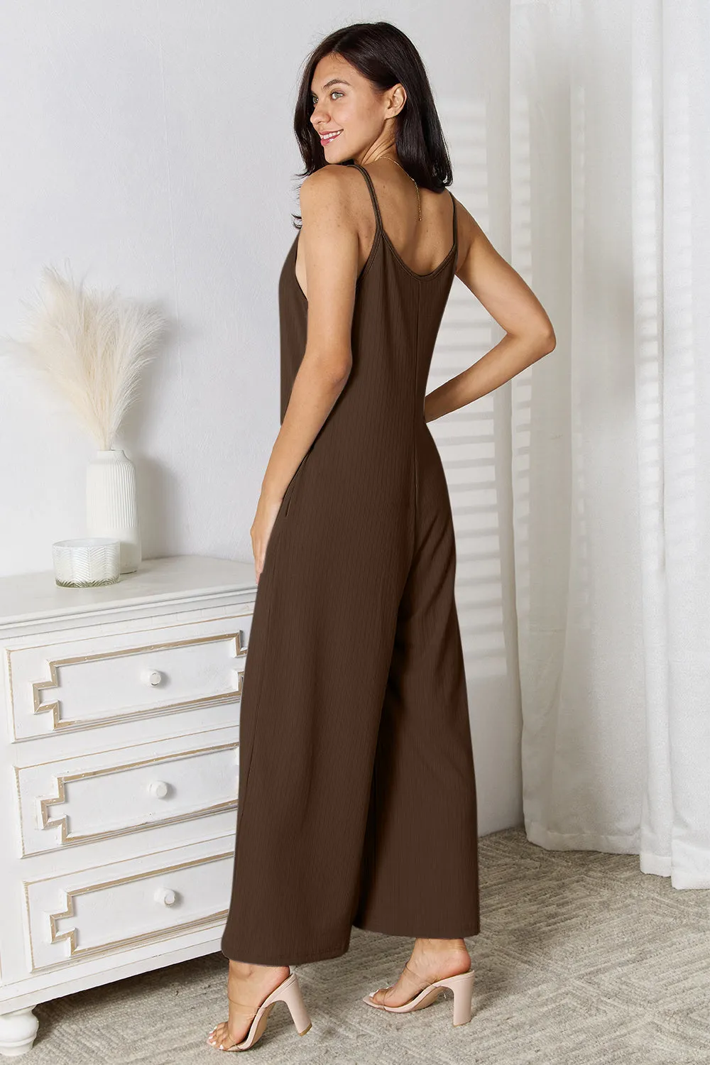 Elegance in Motion V-Neck Jumpsuit