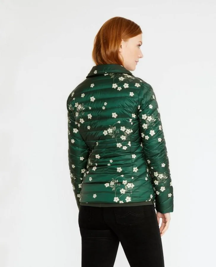 Evergreen Down Reversible Scattered Anemone Jacket