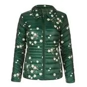 Evergreen Down Reversible Scattered Anemone Jacket