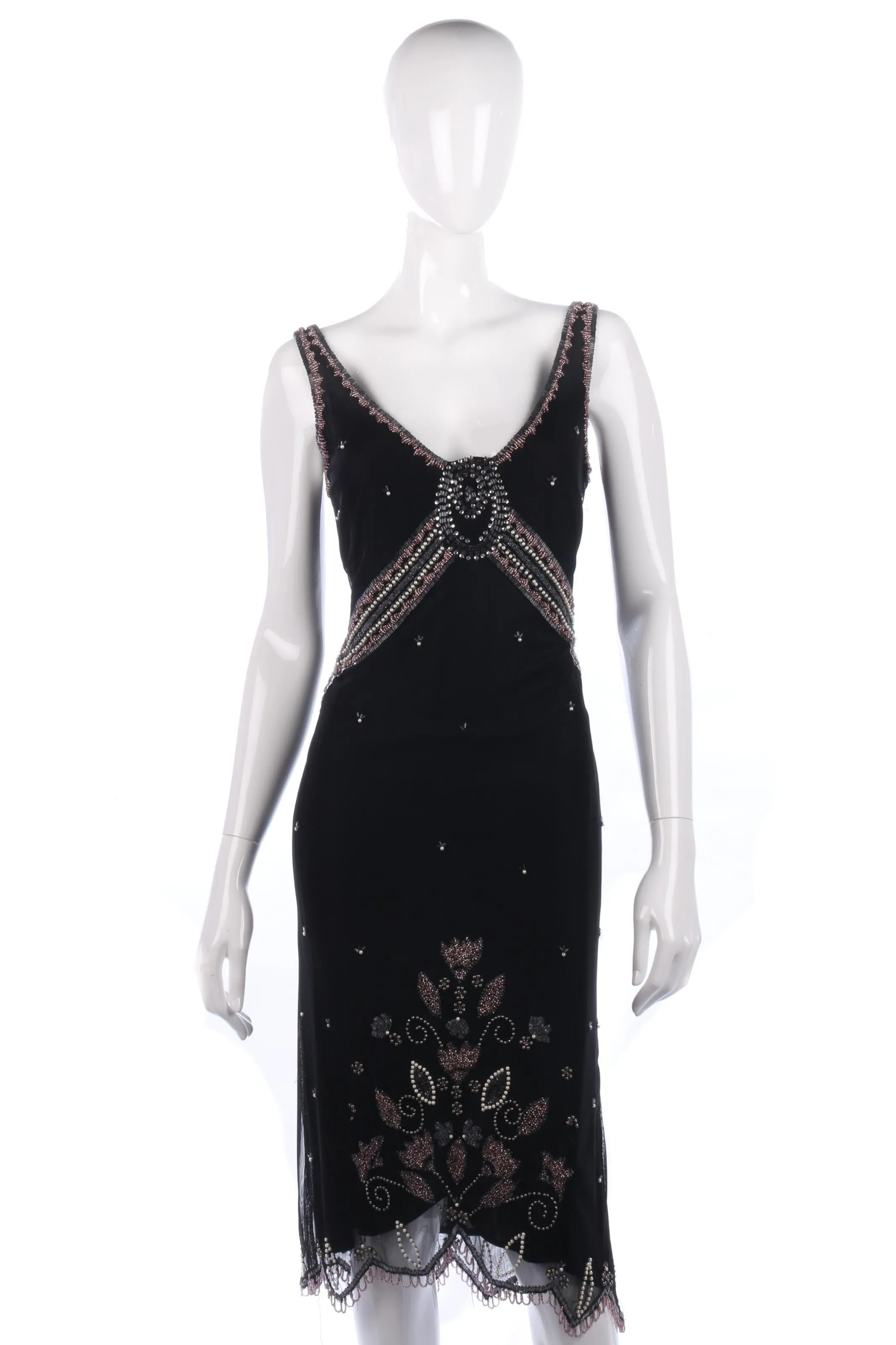 Fabulous French Connection beaded dress size 10