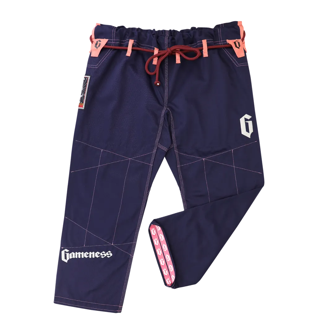 Female Ltd Edition Pearl 2.0 Gi by Gameness  (Navy w Coral)