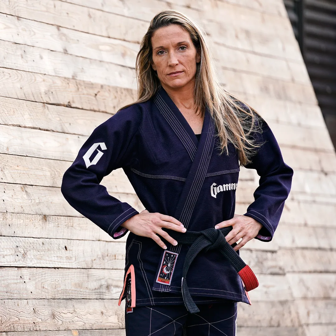 Female Ltd Edition Pearl 2.0 Gi by Gameness  (Navy w Coral)