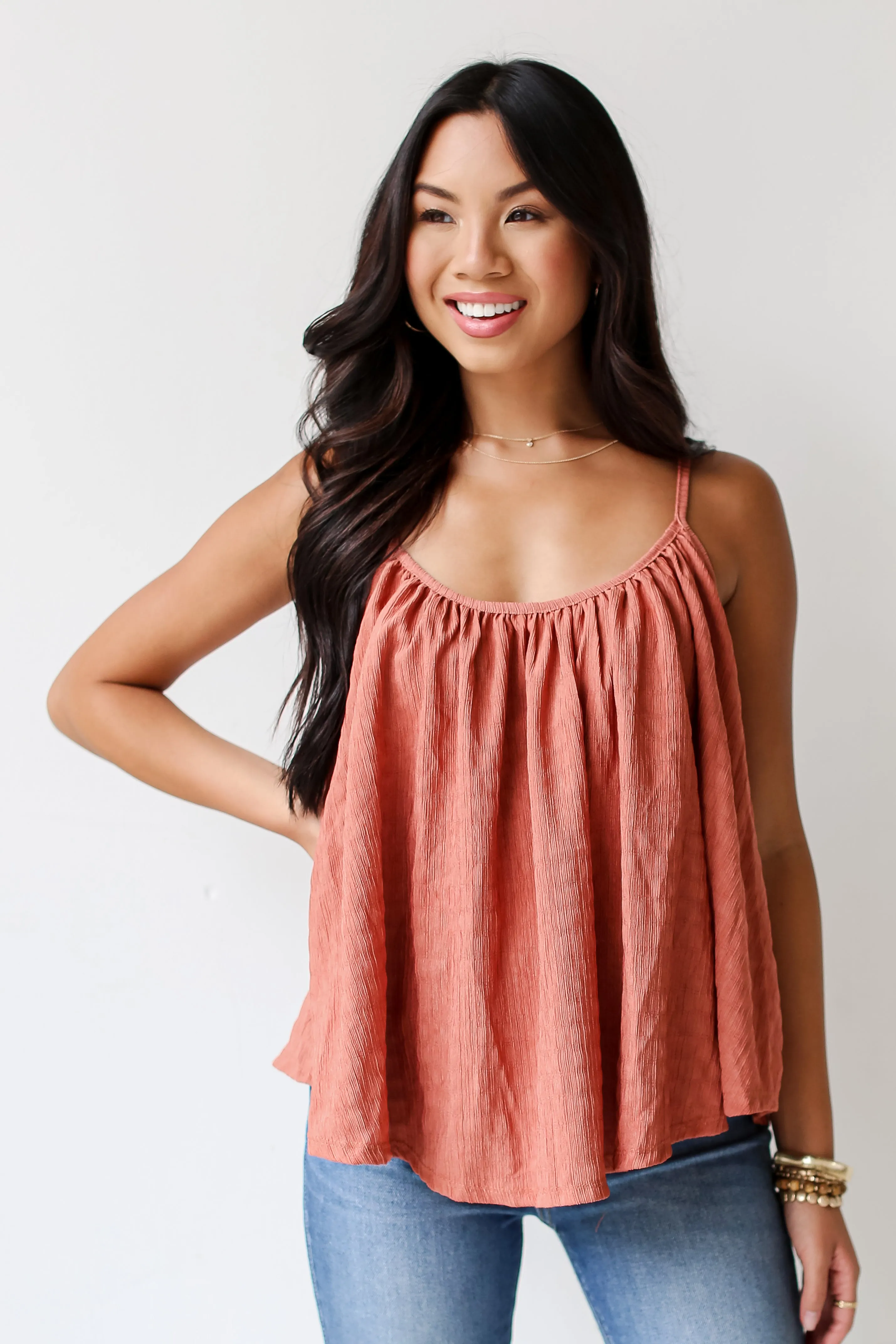 FINAL SALE - Loving You Fondly Textured Tank