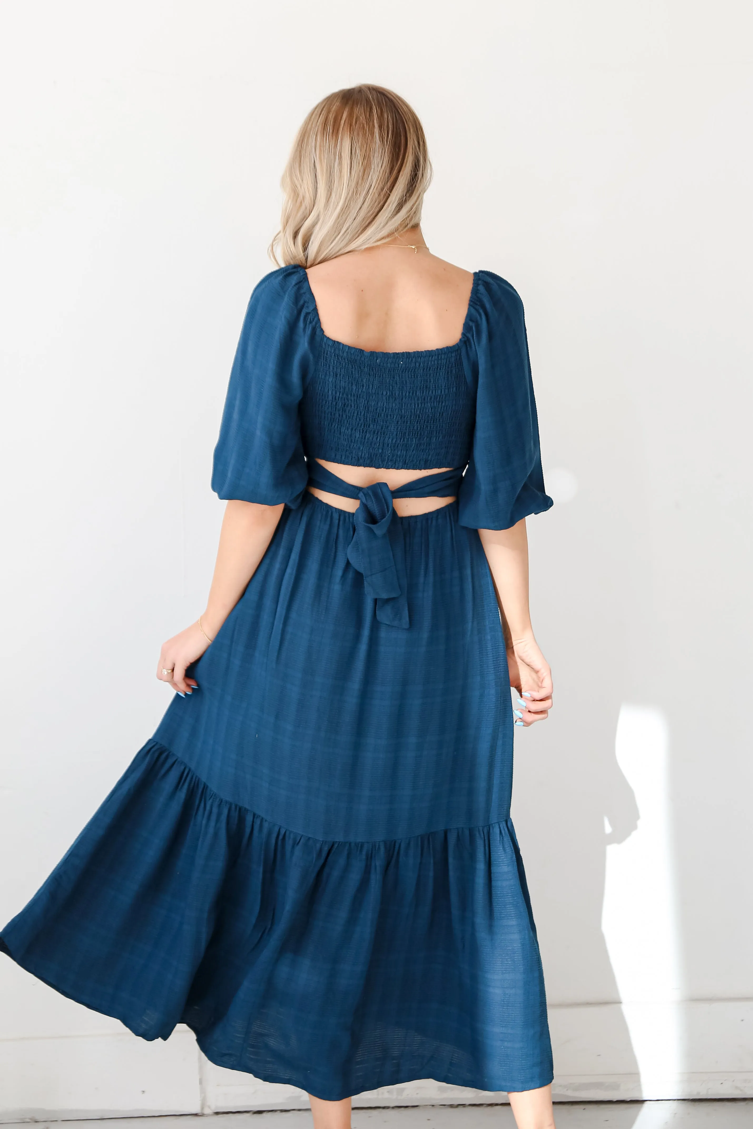 FINAL SALE - Make It A Date Teal Maxi Dress